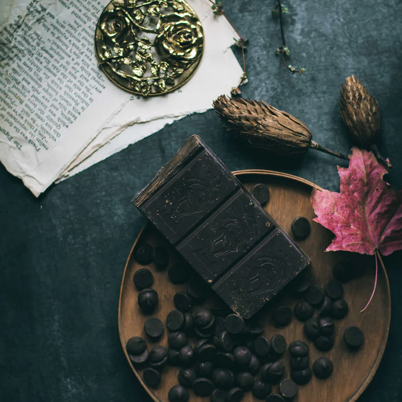 chocolate banana smoothie prep