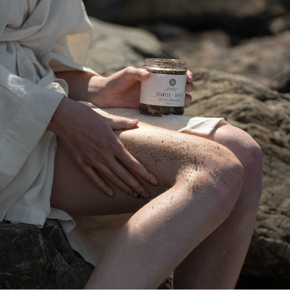 coffee cellulite scrub