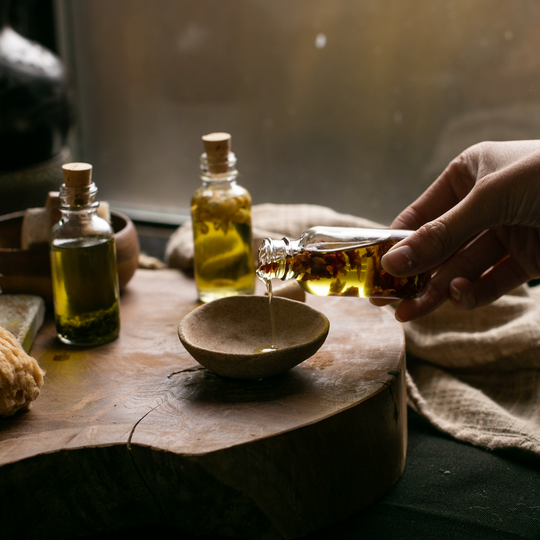 olive oil on face
