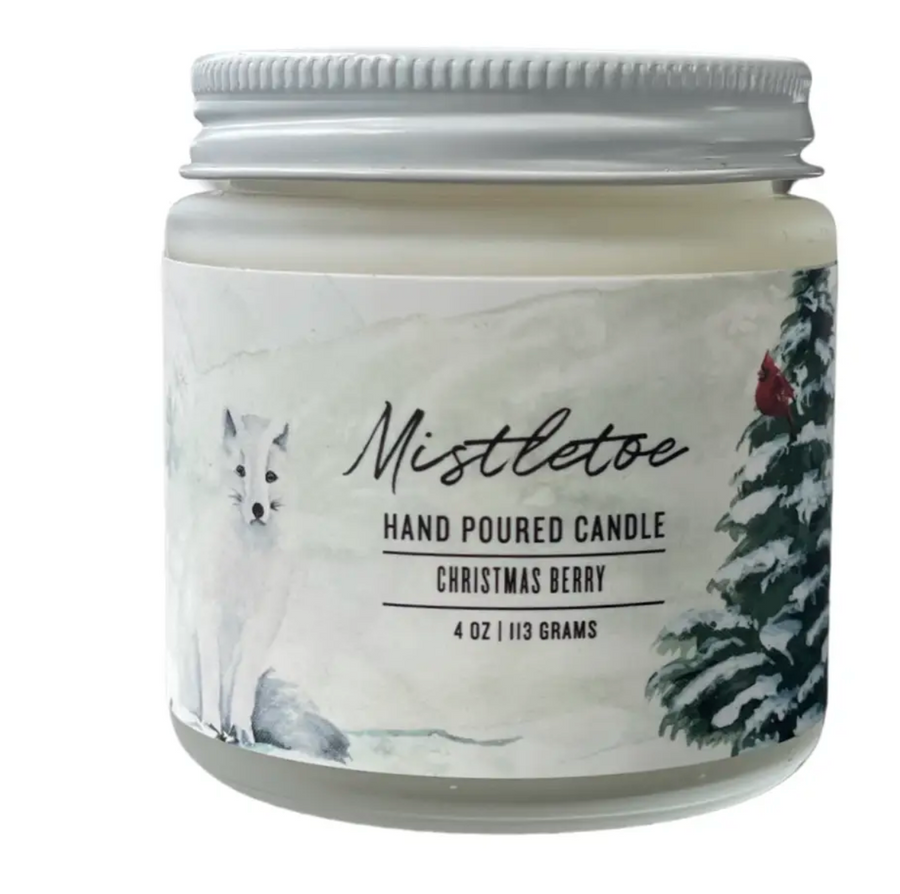 Mistletoe Holiday Candle
