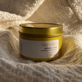 KELP FOREST 4 oz. Gold Candle - Vetiver & Cedarwood