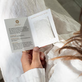 Sealuxe Alabaster facial mask applied to face