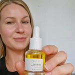 Sealuxe facial oil bottle on a clean white background