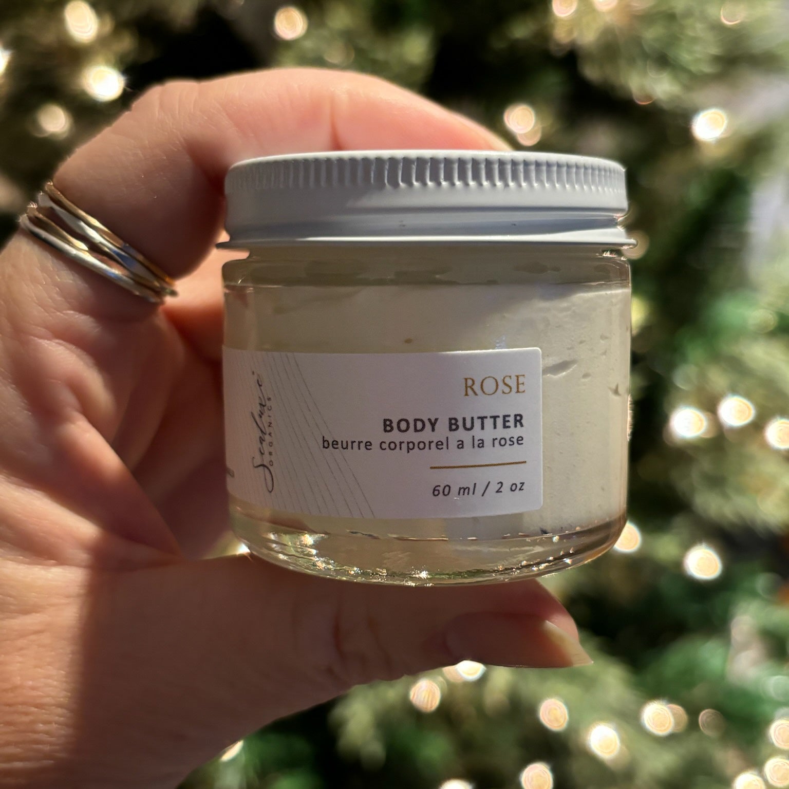 Sealuxe mini Rose body butter jar