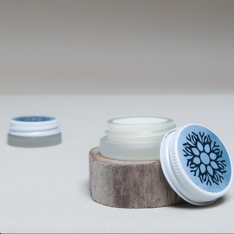 Mint Lip Balm heals dry, chapped skin and protects your lips from cold dry weather. We mixed shea nut butter, avocado oil and beeswax to nourish and leave lasting moisture so you are not always reapplying the lip balm.